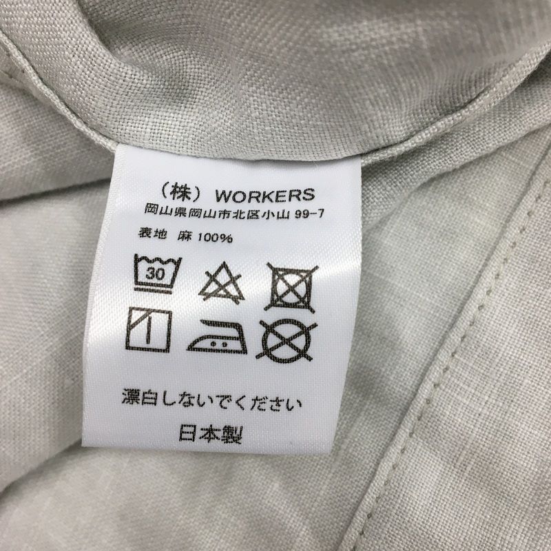 WORKERS ワーカーズ オープンカラーシャツ 長袖 開襟シャツ