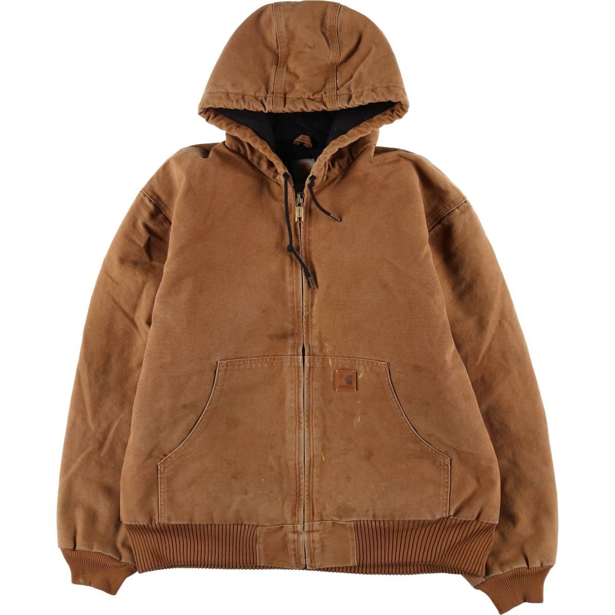 古着 カーハート Carhartt アクティブジャケット ダックフルジップパーカー メンズL相当/eaa505542