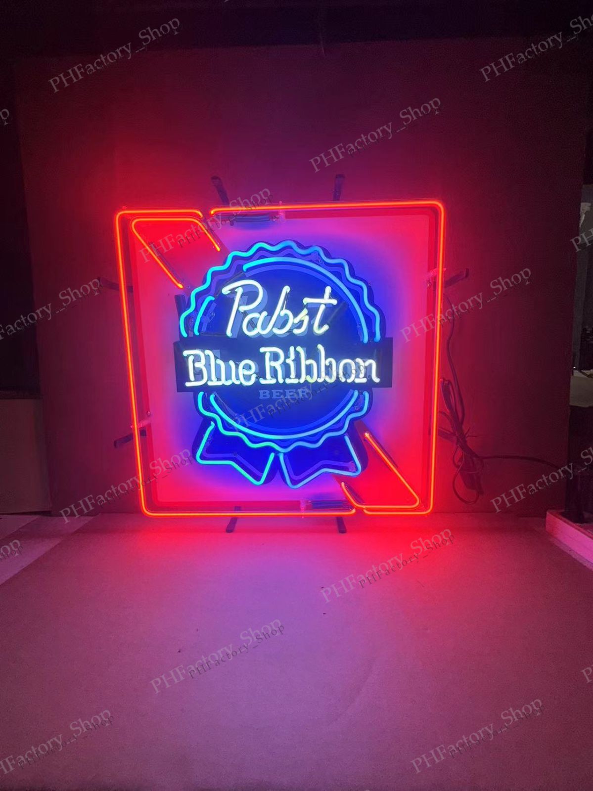 ネオンサイン Pabst Blue Ribbon BEER ネオン看板 Neon Light