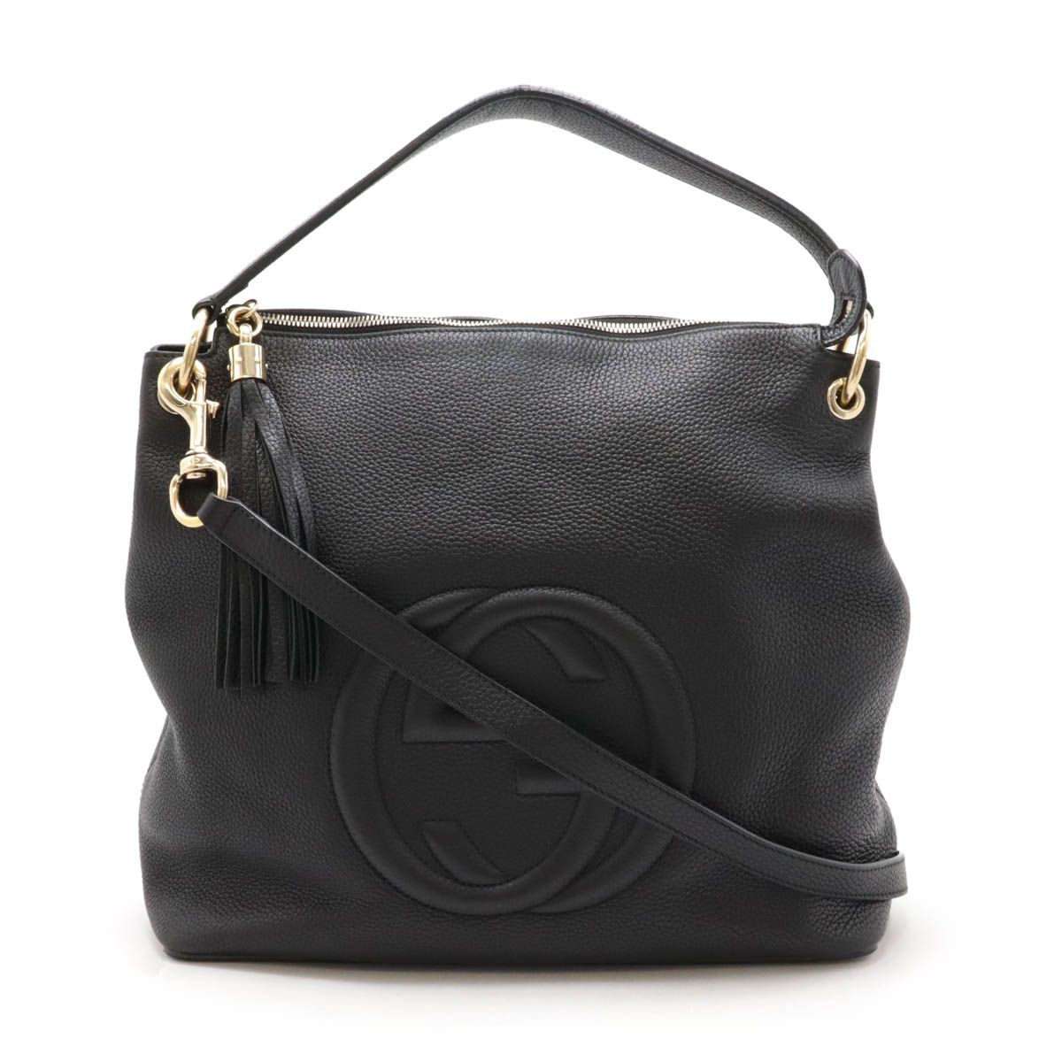 GUCCI グッチ ソーホー インターロッキングG フリンジ タッセル 