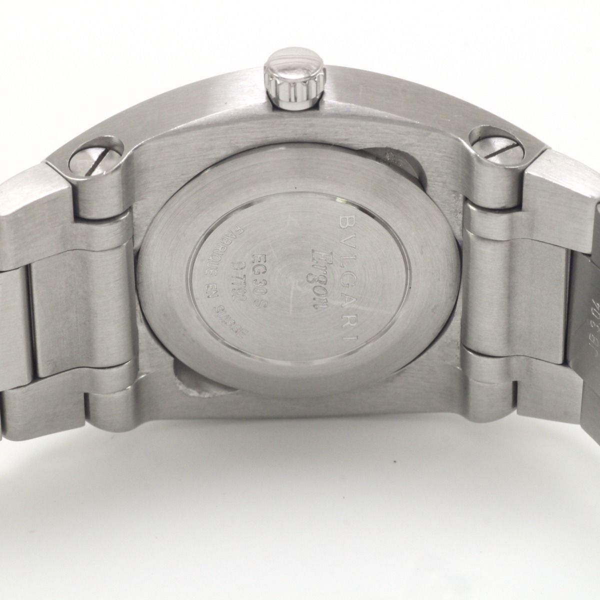 ブルガリ BVLGARI エルゴン EG30S クォーツ 黒 レディース 時計 BVLGARI ブルガリ エルゴン レディースクォーツ 腕時計 EG30S