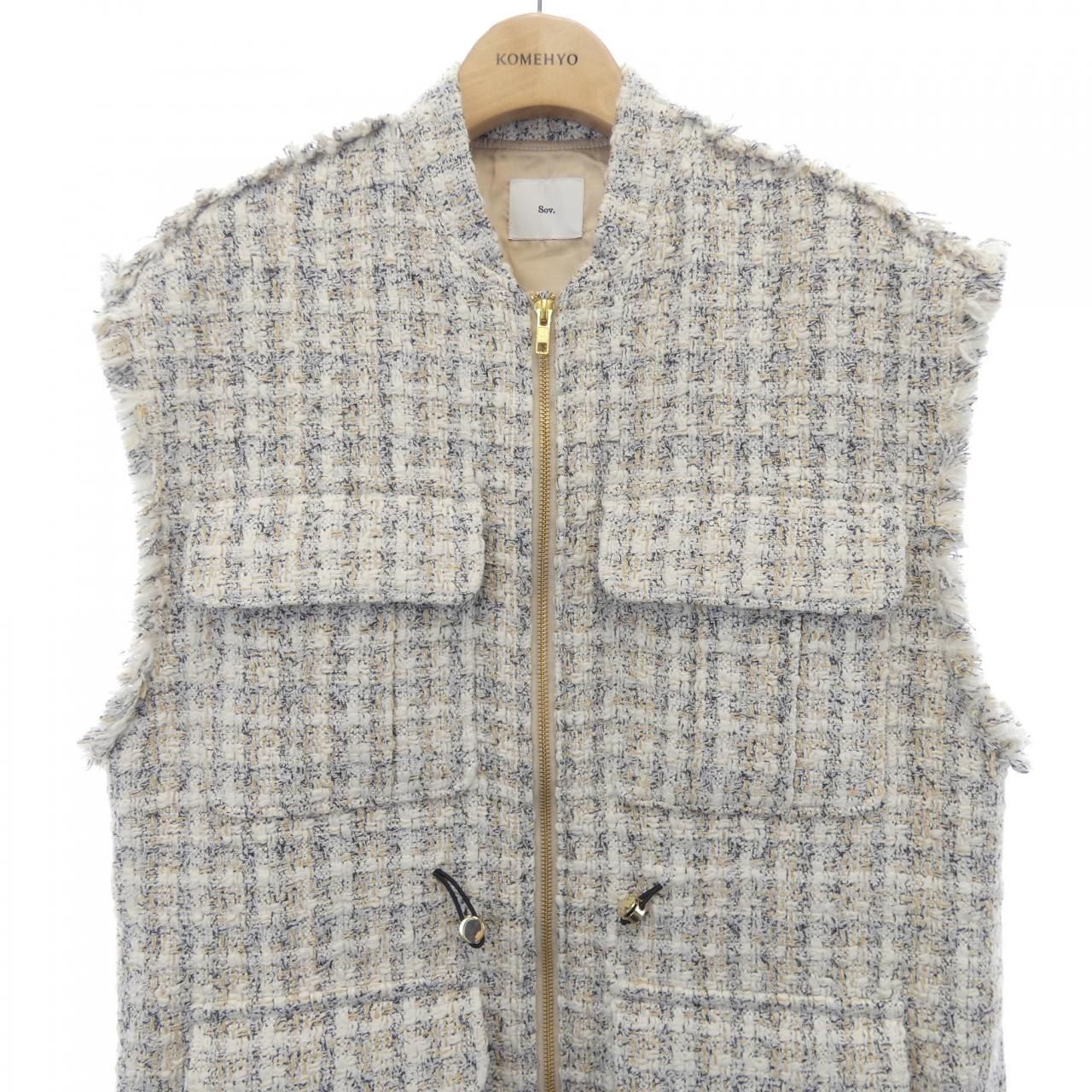 ソブ SOV. ベスト 美品☆ ダブスタ Sov. ソブ ムートンダンボール