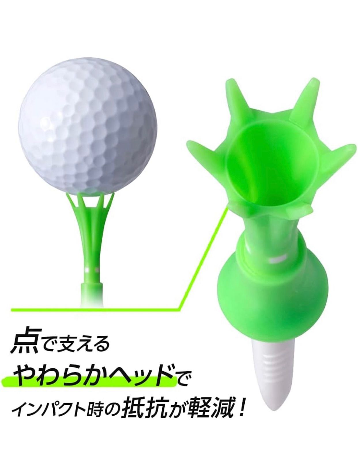 DAIYA GOLF ダイヤゴルフ 正規品 Tomahawk トマホークティー ショート ゴルフティー 「 全長42mm(7本入) TE-508 」