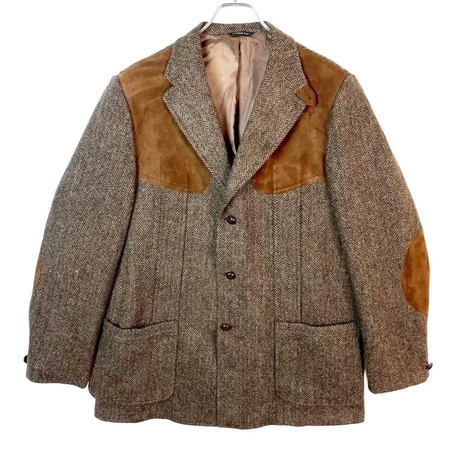 Eddie Bauer Harristweed ウール テーラードジャケット L 中古・古着通販】Eddie Bauer (エディーバウアー) Harris Tweed