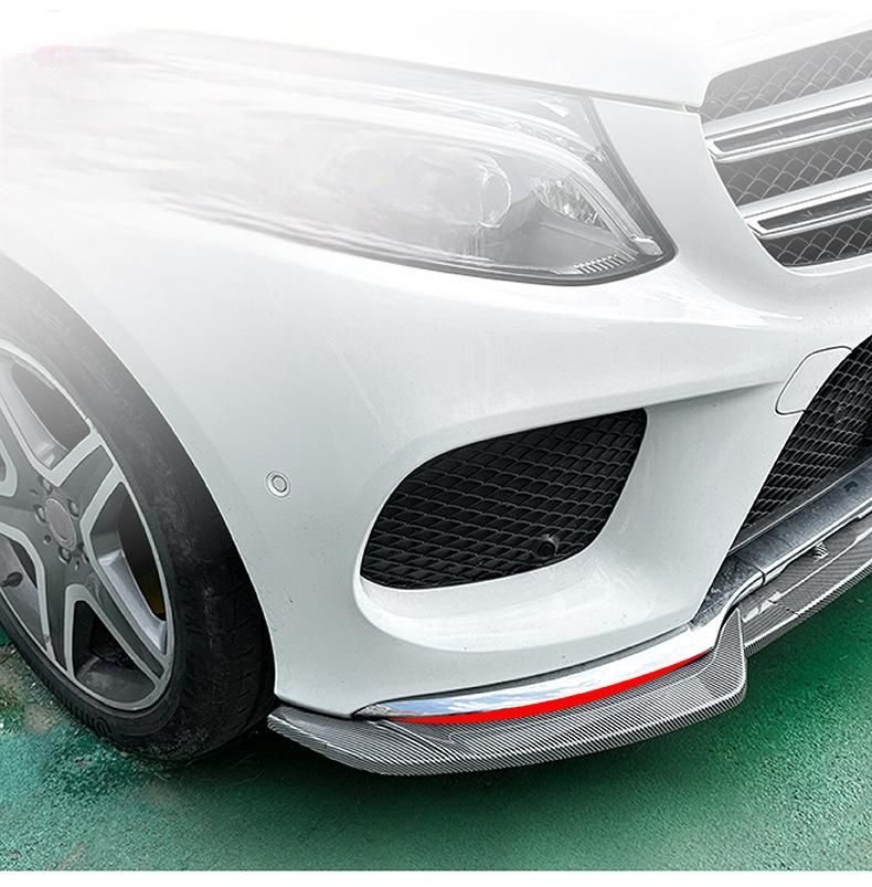 適用メルセデス GLE クーペ W166 C292 15-18 カーボン調 フロントリップ スポイラー エアロ パーツ 外装 ドレスアップ 注目シリーズ ZZ520