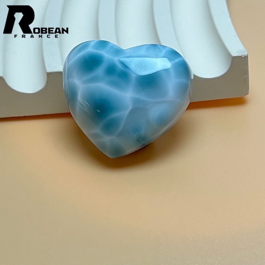 在庫切れ 絶賛 EU製 定価10万円ROBEAN・ラリマーペンダント・ペクトライトパワーストーン アクセサリー 天然石 高級 綺麗 お守り プレゼント 約21.8*25.2*9.5mm ML815483