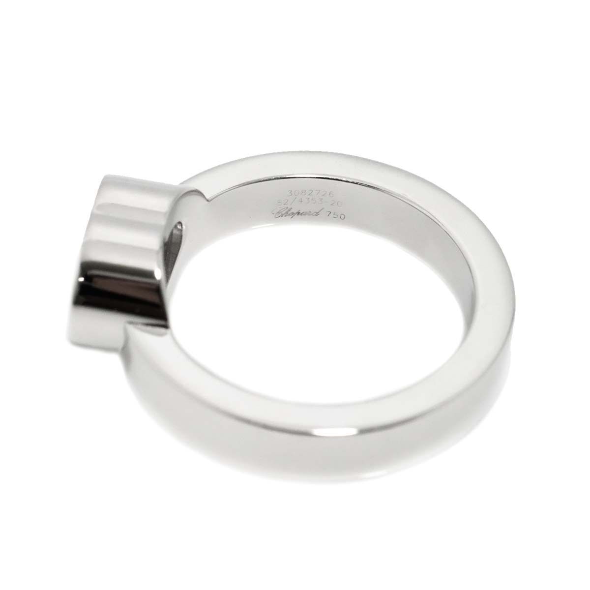 ショパール Chopard ハッピーダイヤ ハート 8号 リング ダイヤ K18 WG  