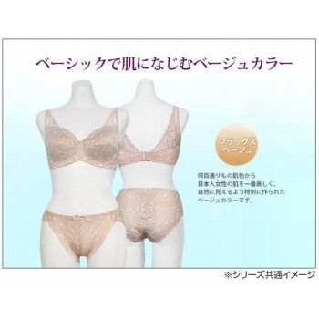 総レース背付きワイヤー入りフルカップブラジャー