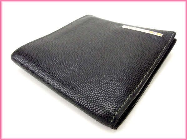 カルティエ 二つ折り財布 ブラック Cartier 二つ折りサイフ 財布