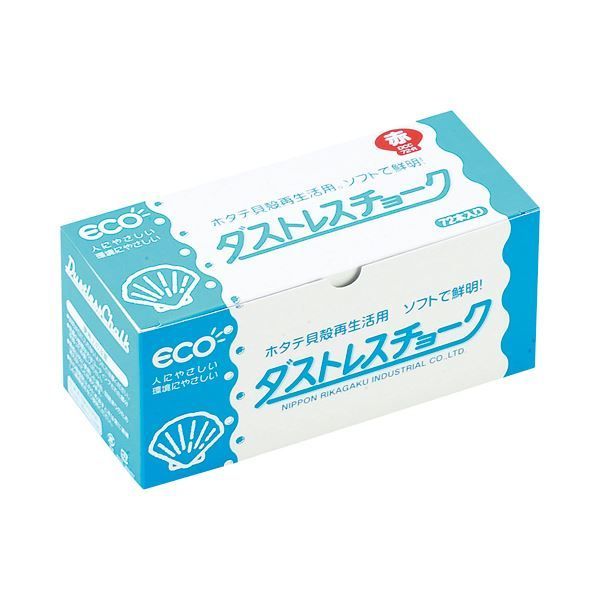 （まとめ）日本理化学工業 ダストレスチョーク DCC-72-6C 6色 72本〔×30セット〕[21] まとめ) 日本理化学 ダストレスチョーク炭酸カルシウム製 青 DCC-72-BU