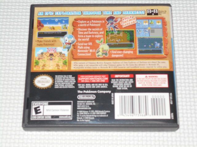 DS☆POKEMON MYSTERY DUNGEON EXPLORERS OF TIME 海外版 北米版