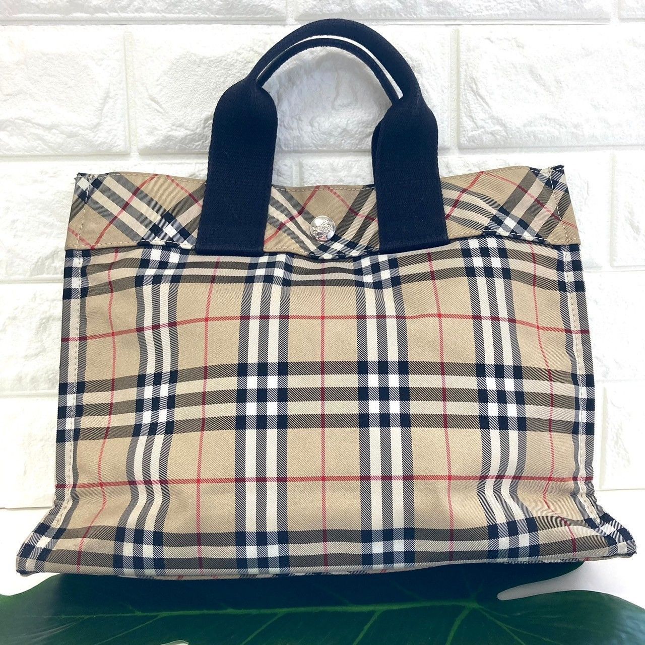 ☆お値下げ☆ BURBERRY バーバリー BLUELABEL ブルーレーベル トートバッグ ナイロン キャンパス TA0017 - メルカリ