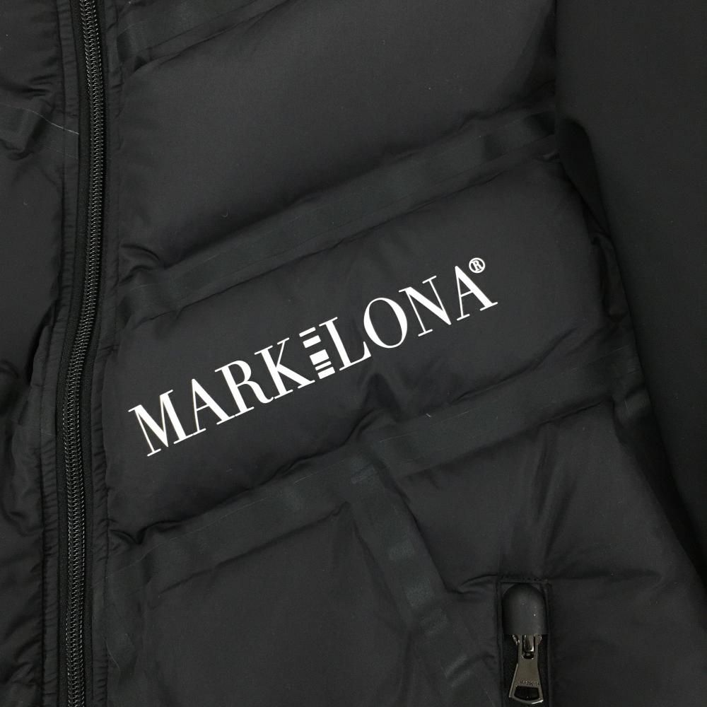 新品】マークアンドロナ 異素材ダウンジャケット 黒 前身頃ダウン