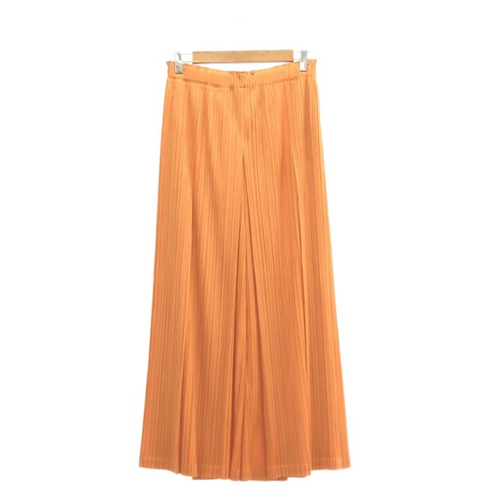 PLEATS PLEASE オレンジ ガウチョパンツPP81JF144 PLEATS PLEASE オレンジ ガウチョパンツPP81JF144 PLEATS PLEASE