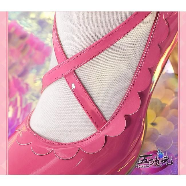 アイカツ コスプレ 衣装 三分妄想 ウィッグ 靴 星宮いちご 三分妄想 アイカツ！アイドルカツドウ！ コスプレ 星宮いちご
