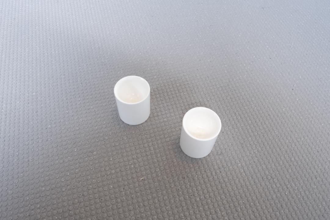 ALESSI エンツォ マリ ENZO MARI エッグスタンド キャンドル 白