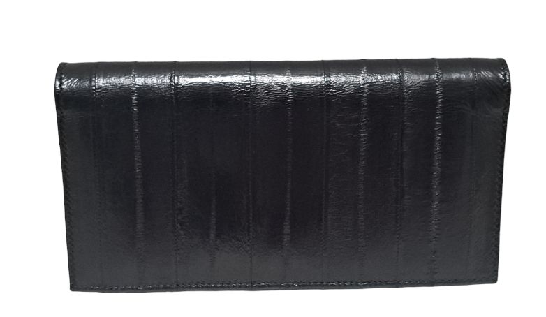 ドルチェ&ガッバーナ　イール(うなぎ)レザーカードケース 新品同様 ドルチェ&ガッバーナ 長財布 二つ折り イールレザー