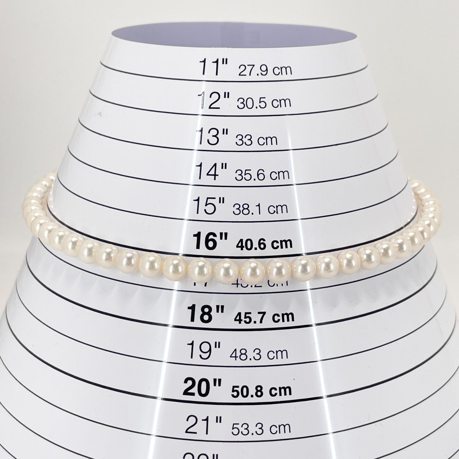 美品MIKIMOTO ミキモト パールネックレス6.7mmSILVER MIKIMOTO - ミキモト ネックレス パール 真珠 2.6-7.2mm
