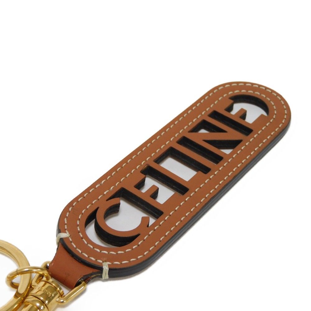CELINE パンチング キーリングチャーム CELINE パンチング キーリング チャーム ブルーグレー（すぐ届く