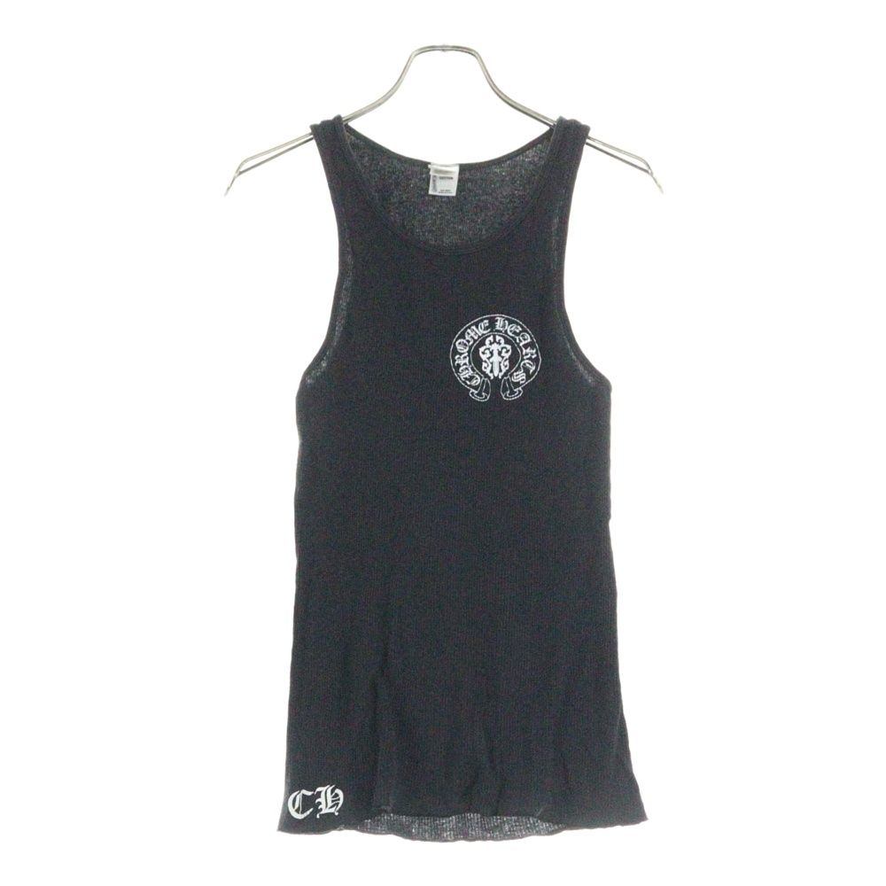 CHROME HEARTS クロムハーツ USA FLAG バックUSAプリント コットン タンクトップ ブラック