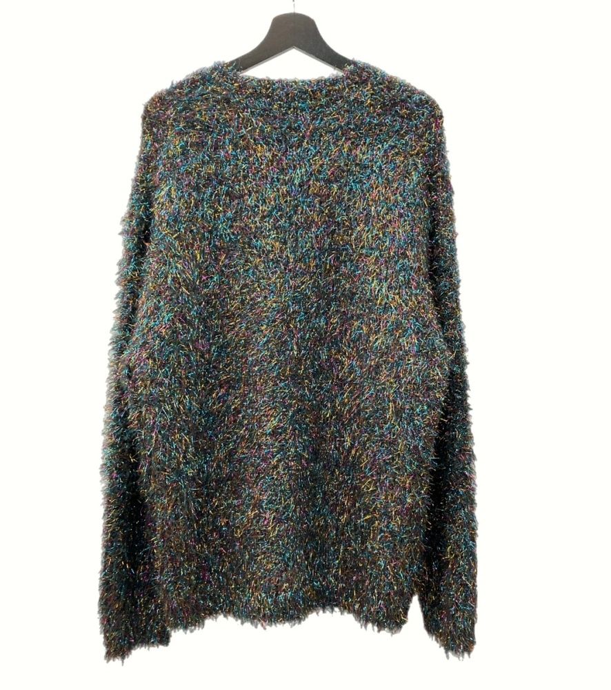 シュプリーム SUPREME 23SS Sparkle Cardigan スパークルカーディガン ニット ボレロ フロントボタン マルチ - カーディガン 無地 マルチカラー Lサイズ 104MT-345