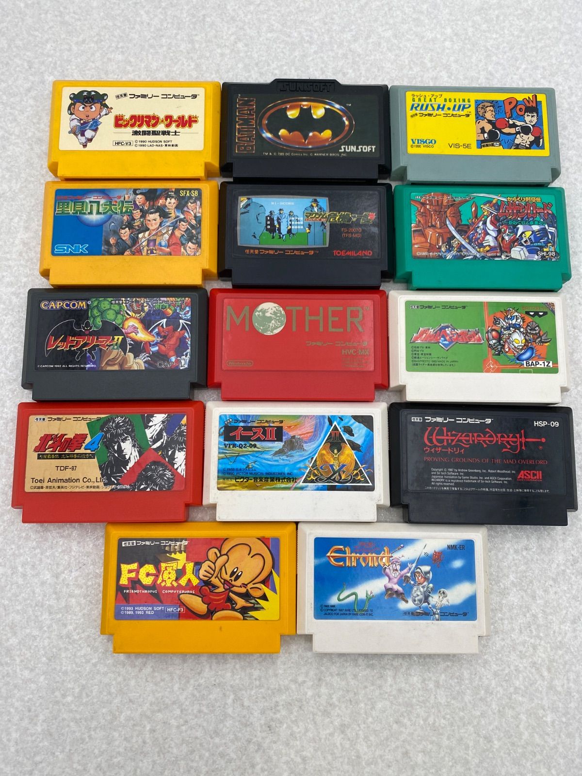 ファミコン ソフト 14点