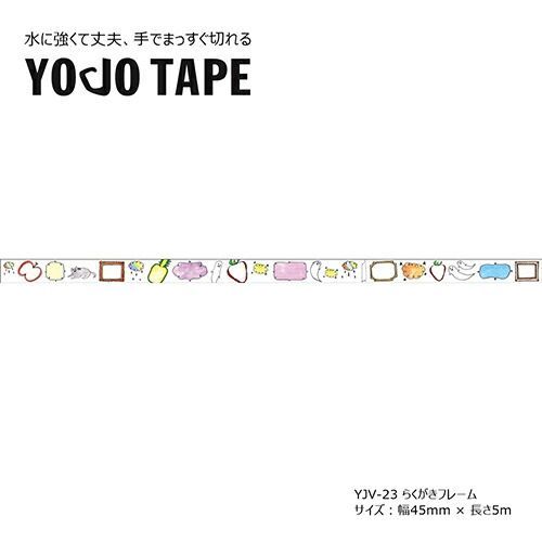 まとめ 小屋女子 養生テープ YOJOTAPE らくがきフレーム YJV-24 ×20セット