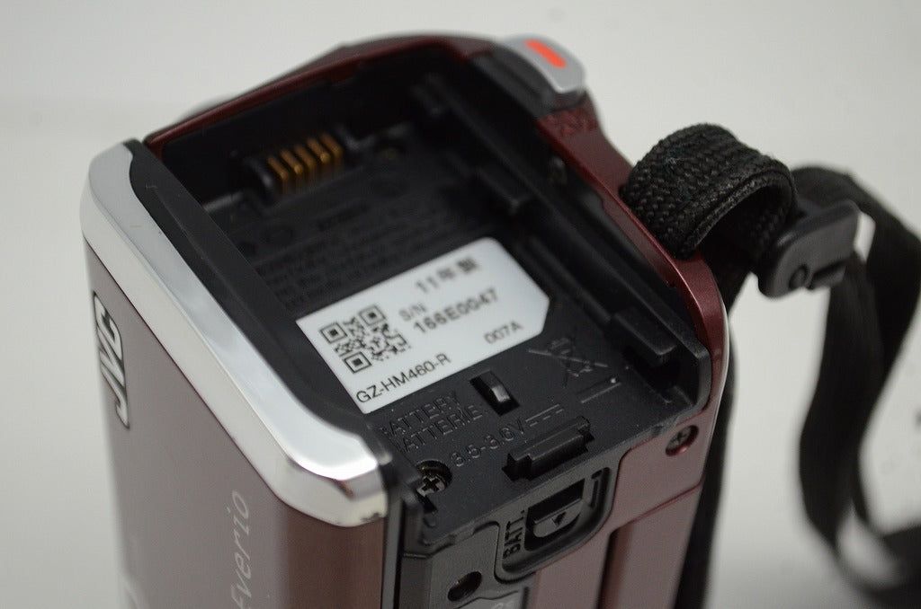  JVC ケンウッド Everio GZ-HM 460 デジタルビデオカメラ レッド ケース付 250917 i ビデオカメラ本体 ビデオカメラ