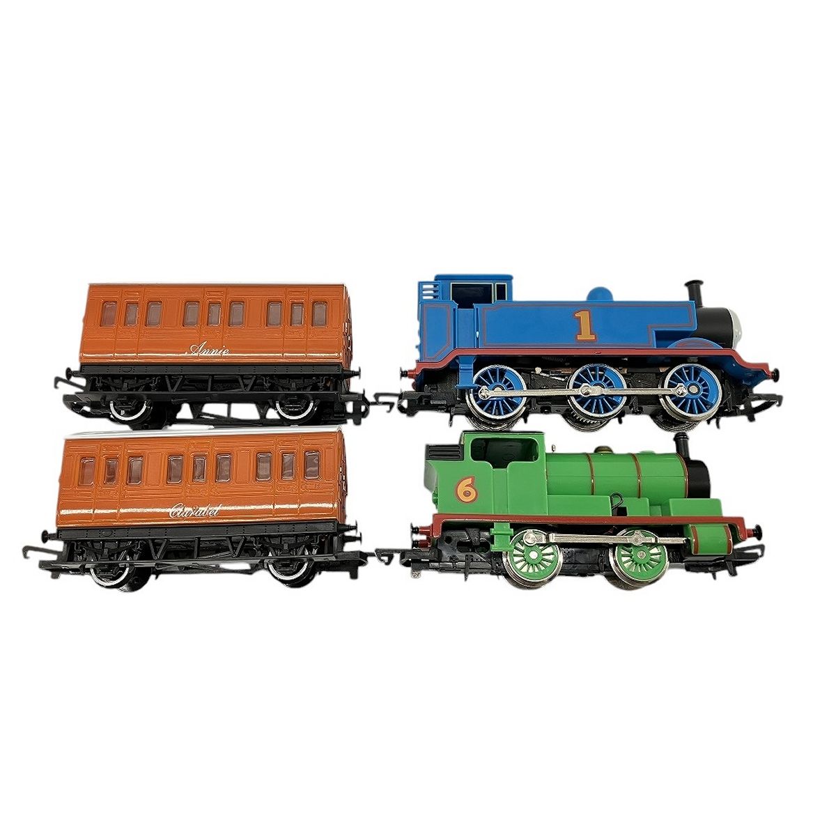 HORNBY トーマス パーシー クララベル&アニー 4両セット HOゲージ 鉄道模型 ジャンク W9251702