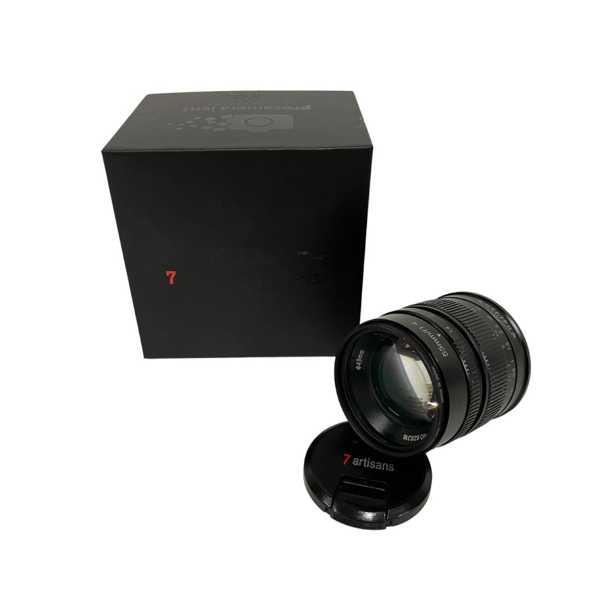 七工匠 7artisans 55mm F1.4 FXマウント カメラ レンズ 訳あり B10472814