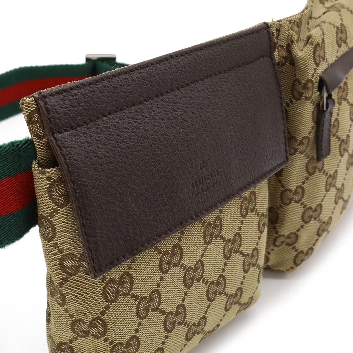 GUCCI グッチ GGキャンバス シェリーライン ボディバッグ