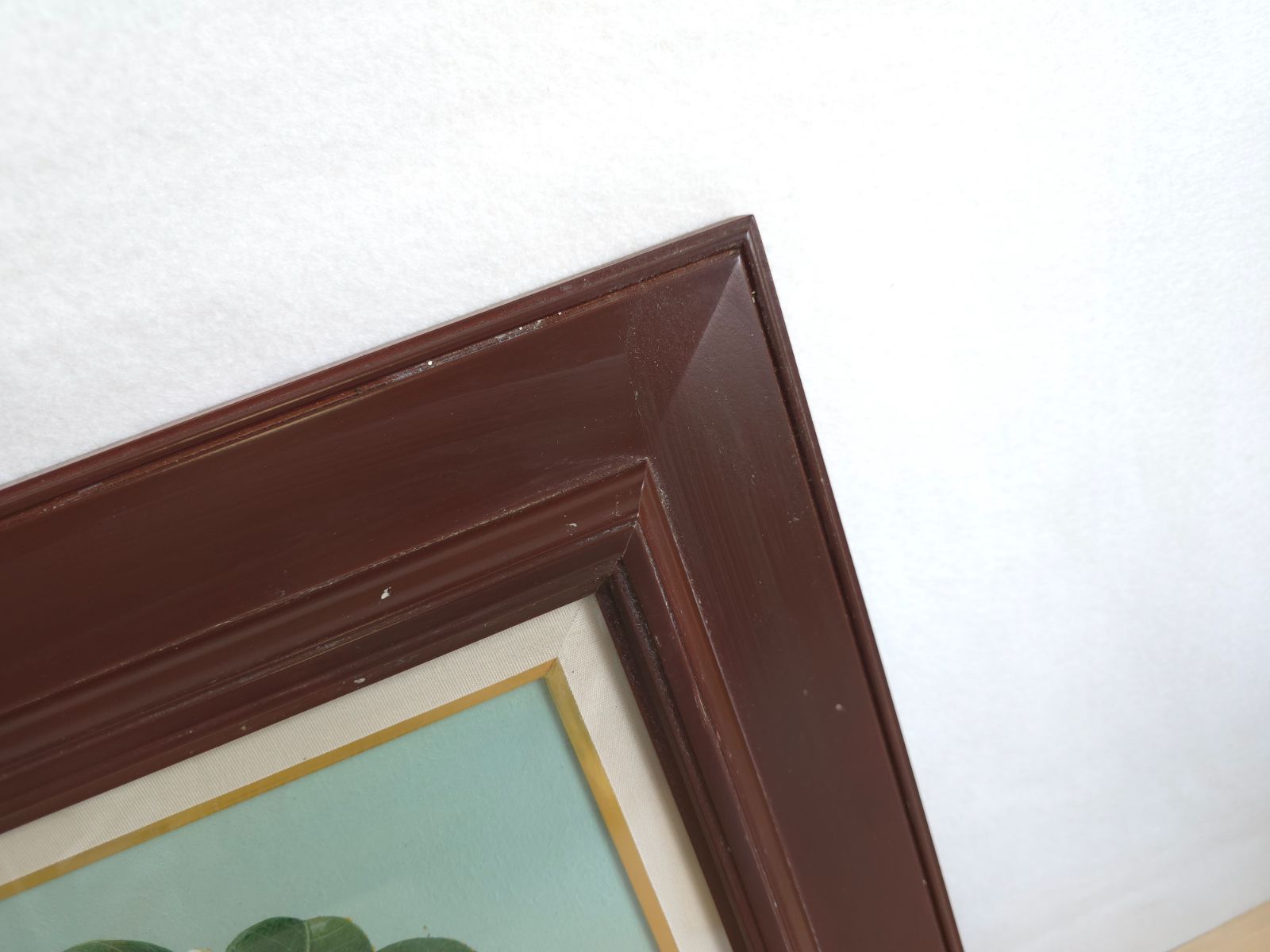 藤井二郎 白いダリア 肉筆油彩画 直筆サインあり 中古M▽井上