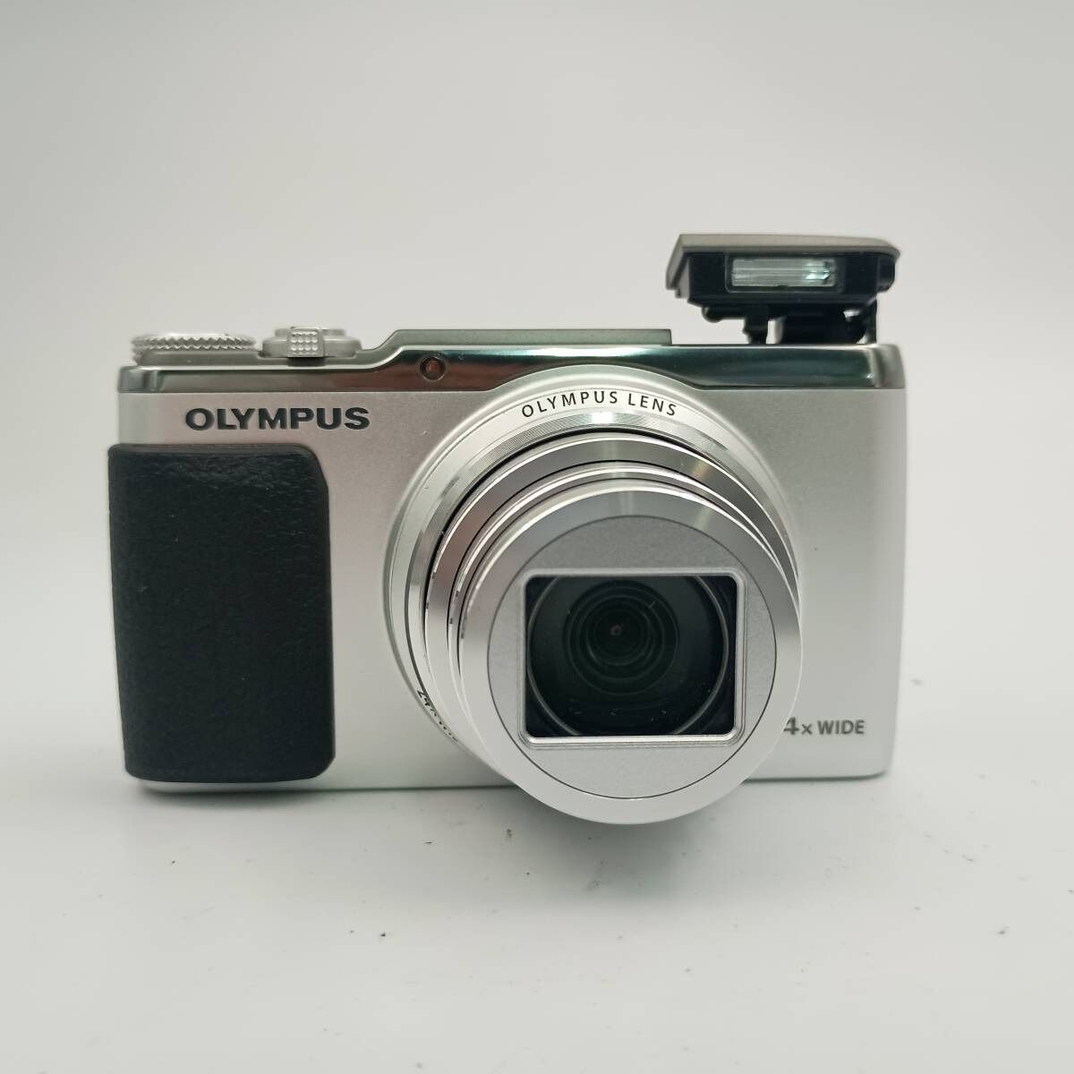OLYMPUS 5-AXIS STYLUS SH-60 DIGITAL Camera Silver オリンパス