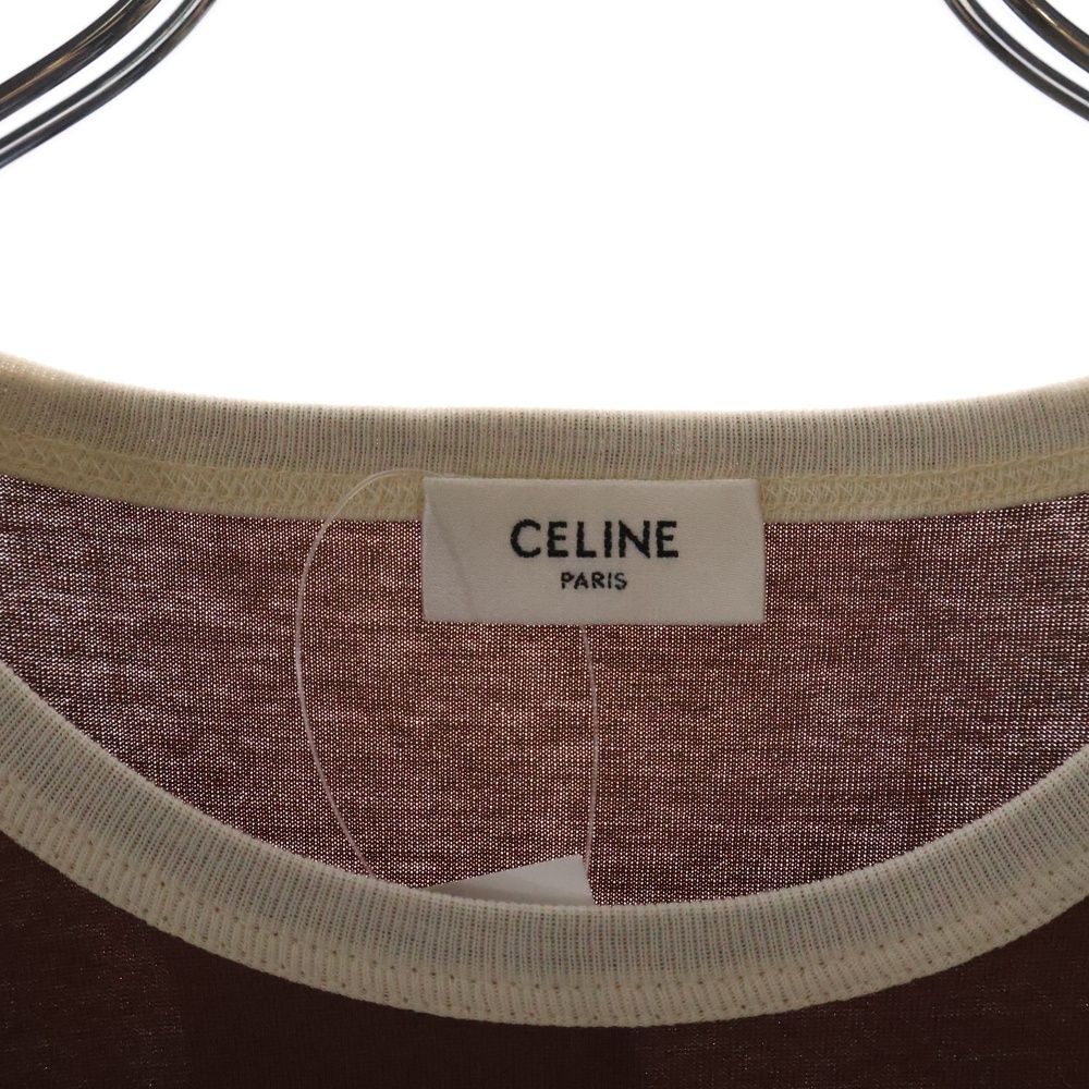 CELINE (セリーヌ) 70'S T-SHIRT WITH CRACKED EFFECT 2X97I671Q