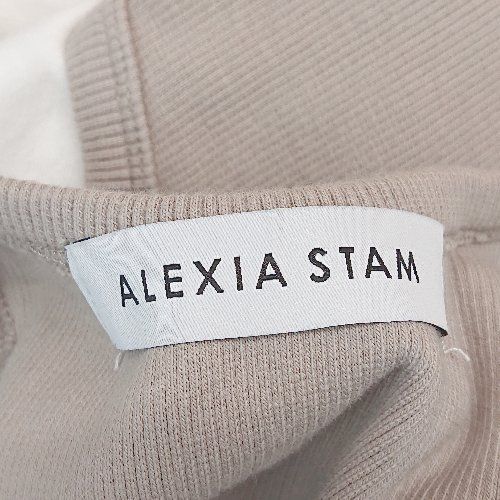 ◇ ◎ ALEXIA STAM プルオーバー 無地 透け感なし チューブトップ タンクトップ サイズM グレー ホワイト レディース E  【1308160028018】