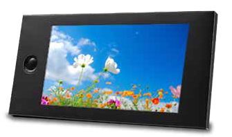 【hana ページ】 電子POP「紙ジャケモニター」7インチサイズ黒