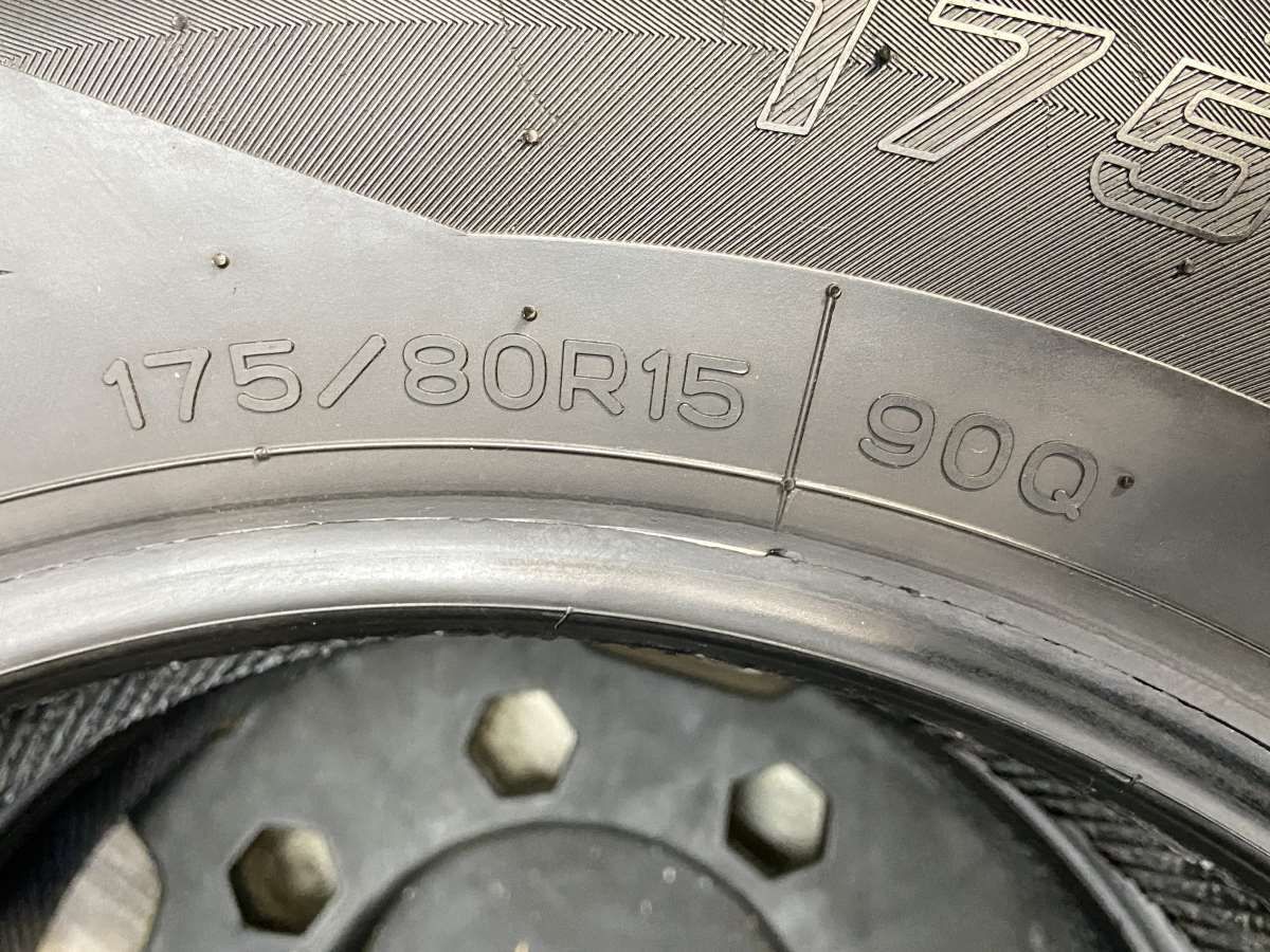 175/80R15 ナンカン ICE ACTIVA AW-1 中古タイヤ スタッドレスタイヤ 2 