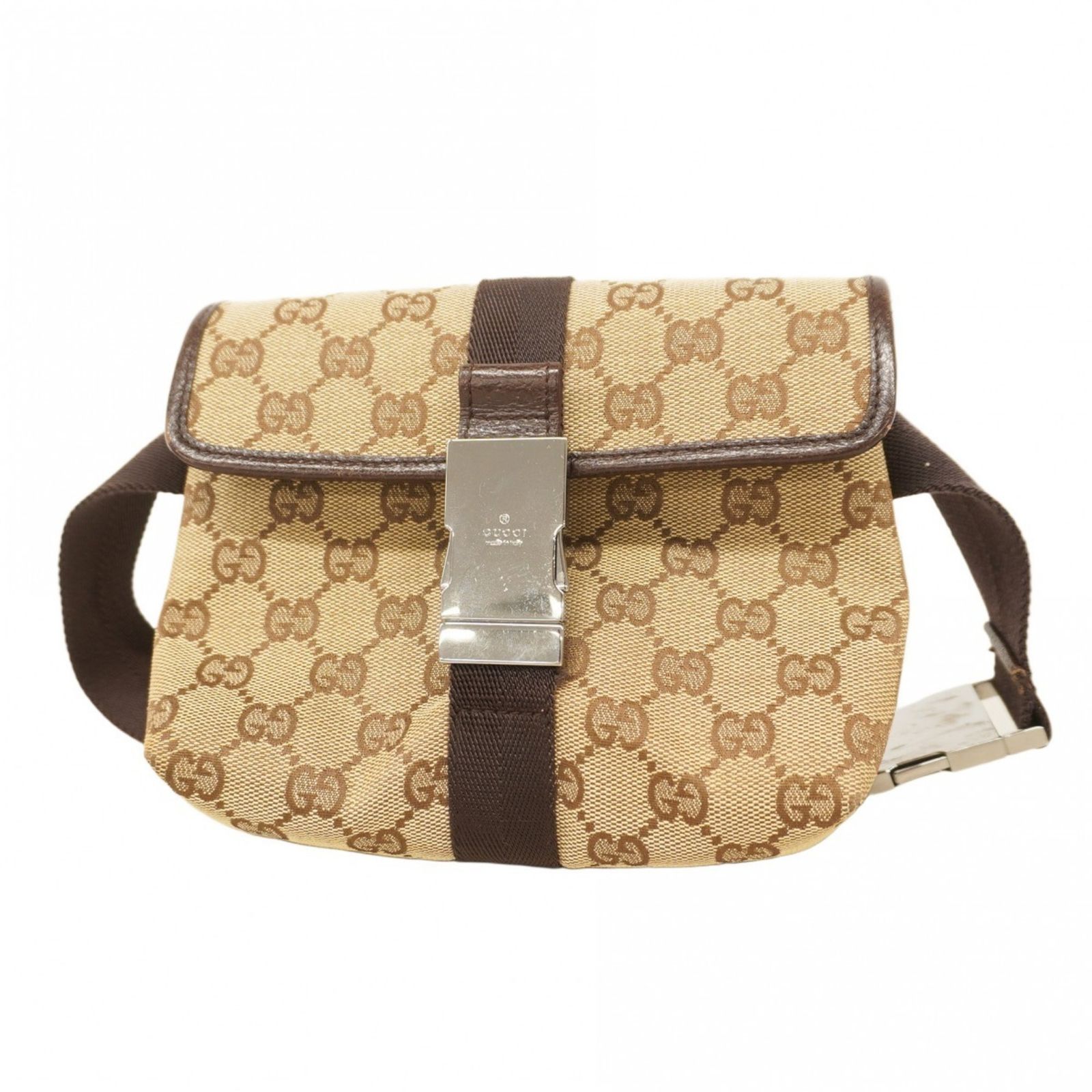グッチ Gucci グッチ ウエストバッグ GGキャンバス 131236 キャンバス ブラウン メンズ レディース