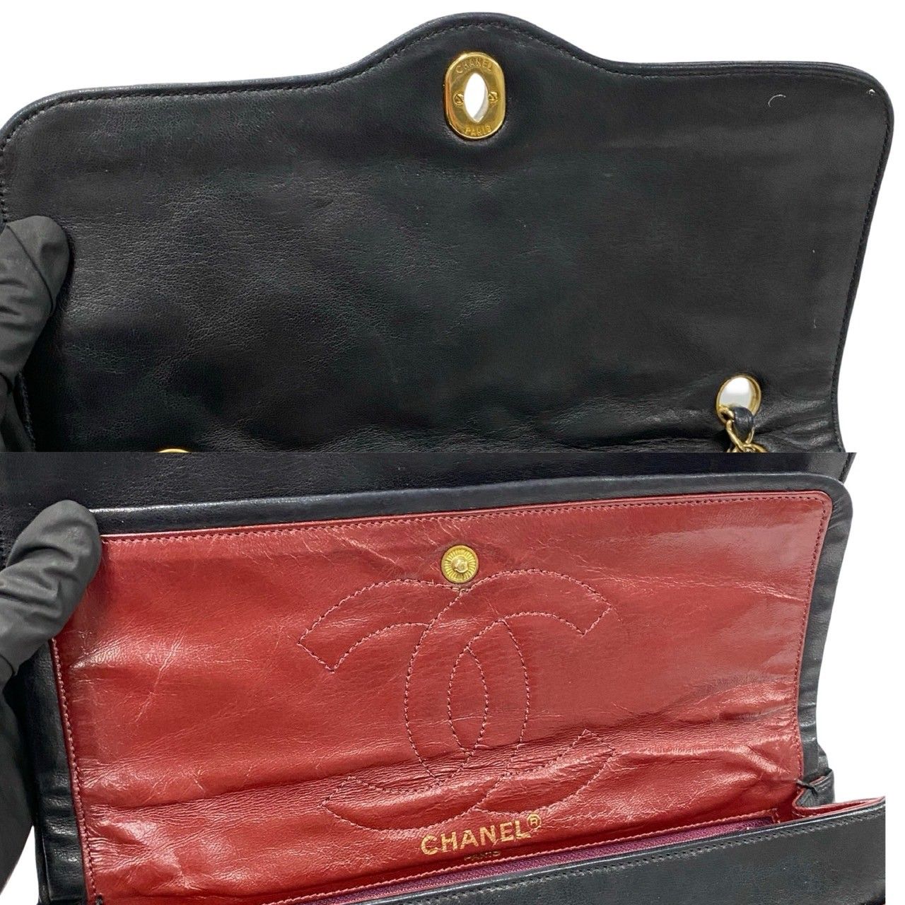 極 美品 カード シール有 0番台 CHANEL シャネル マトラッセ パリ限定 
