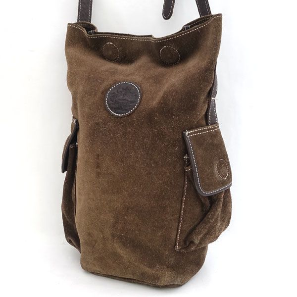 PRODOTTO / プロドット ショルダーバッグ/レザー/スエード/ブラウン 【バッグ/バック/BAG/鞄/カバン】 メンズファッション【中古】 