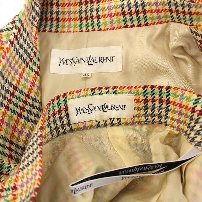 イヴサンローラン YVES SAINT LAURENT スーツ セットアップ 上下  