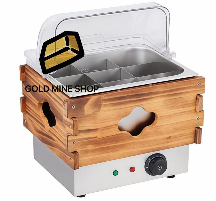 おでん鍋 業務用デスクトップおでん機 家庭用電気おでん鍋 分割設計50〜250℃無段階温度調整ステンレス素材耐久性と耐腐食性鍋の底が均一に加熱コンビニエンスストア