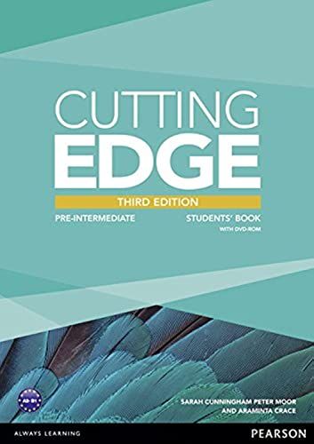 Cutting Edge Pre-intermediate (3E) Student book + DVD-ROM／Sa