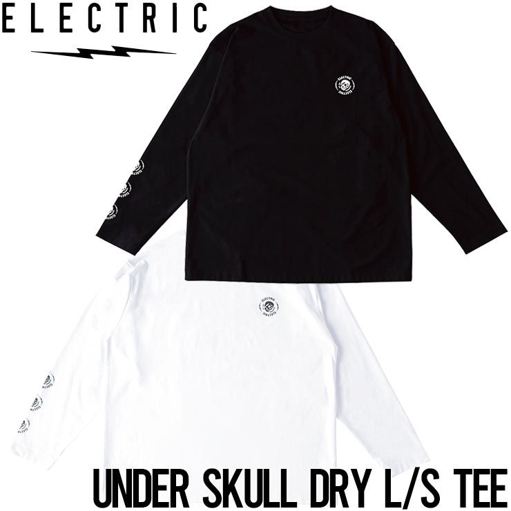 【送料無料】ロングスリーブTEE ロンT 速乾素材 ELECTRIC エレクトリック UNDER SKULL DRY L/S TEE E24ST29 日本代理店正規品