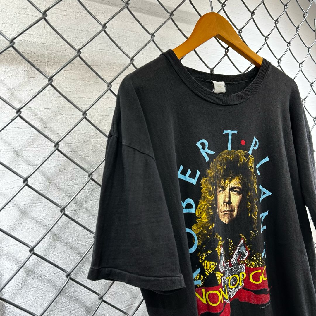 80s ROBERTPLANT プリントTシャツ バンT レッドツェペリン 80年代 1988