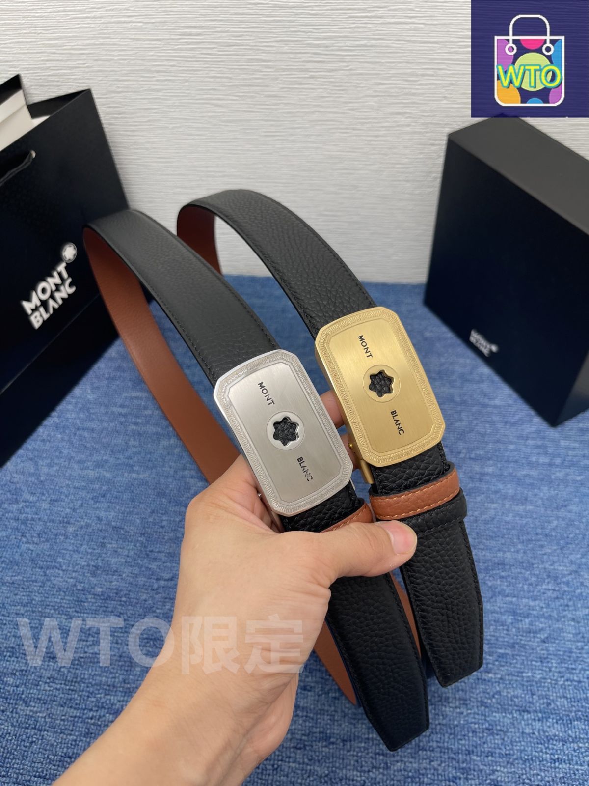 新品未使用 　モンブラン 　ベルト 　クラシックライン111739 MONTBLANC（筆記具、時計） モンブラン ベルト MONTBLANC