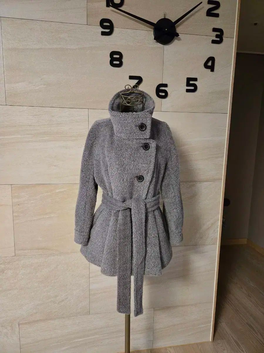 1 Obzee OBZEE オブジェ ベルト プリーツ コート