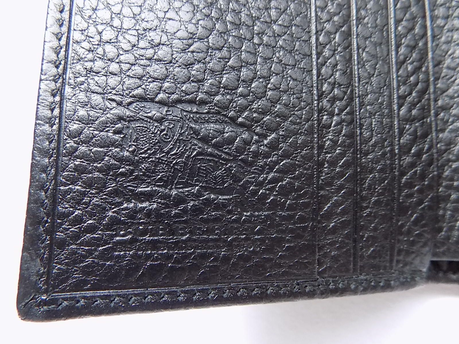 ○【美品袋付き】BURBERRY バーバリー 二つ折り財布/mo-A-215