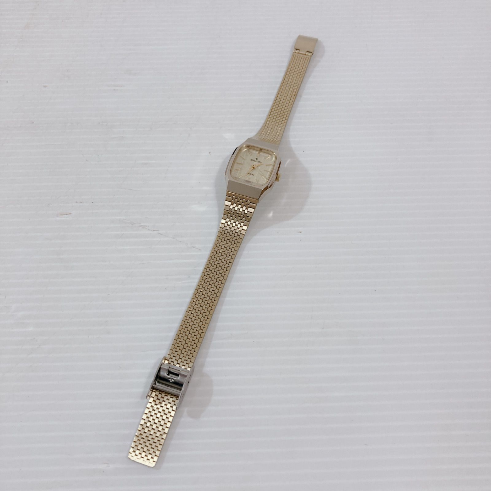 激レア JUNGHANS ユンハンス デッドストック品 レディース用 腕時計 金