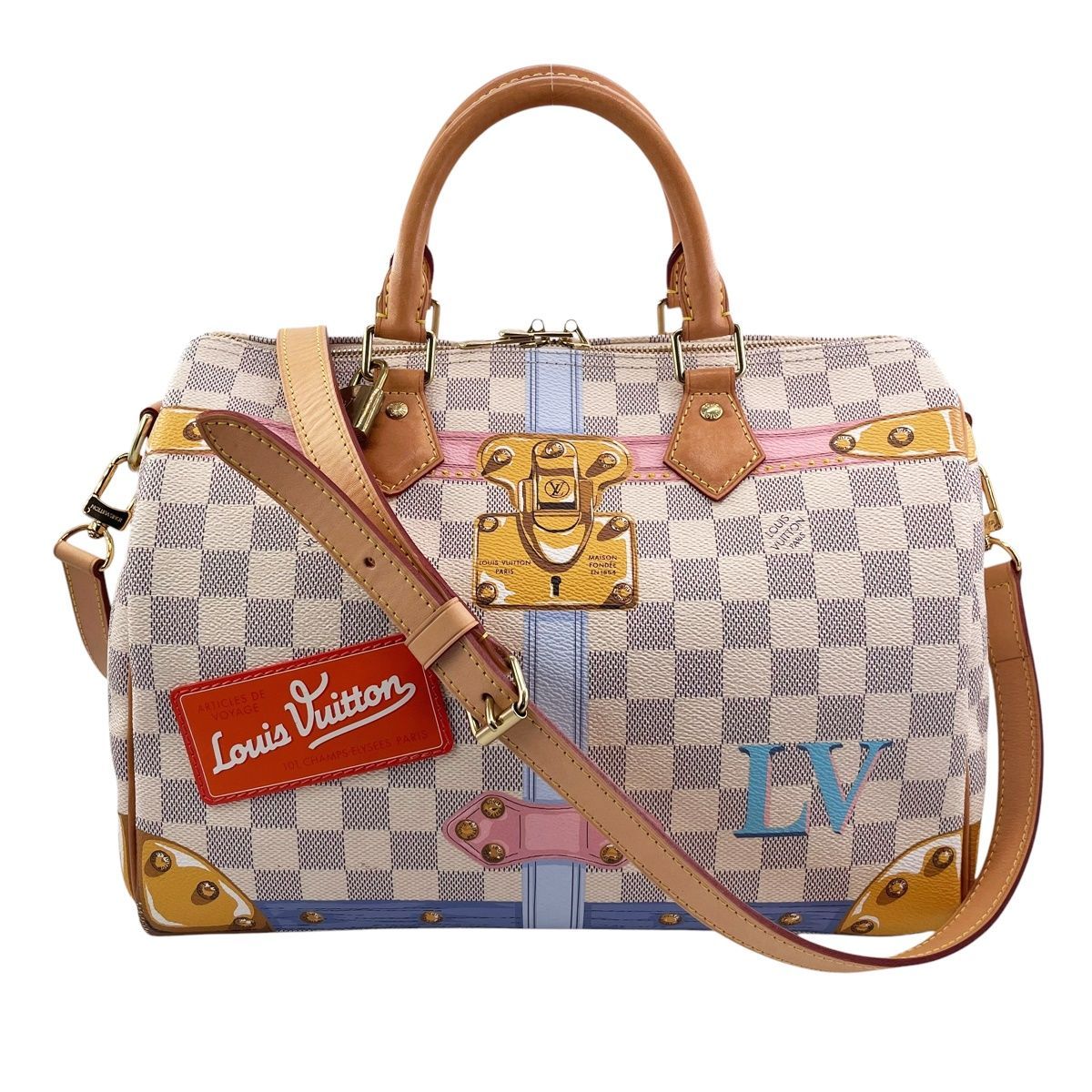 中古】 LOUIS VUITTON ルイ・ヴィトン スピーディ ショルダーバッグ 